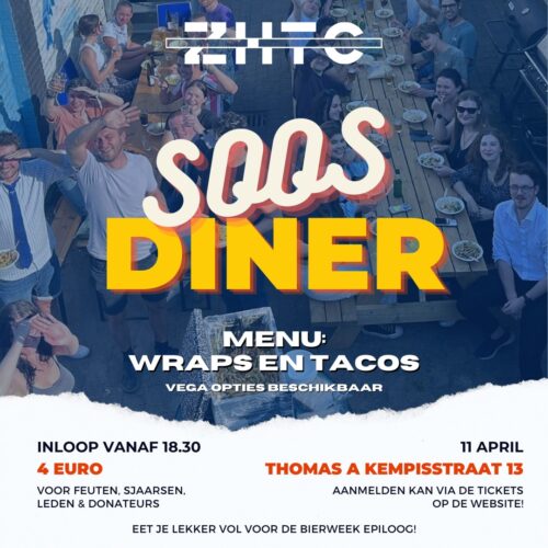 Soosdiner Bierweek Epiloog 11 april